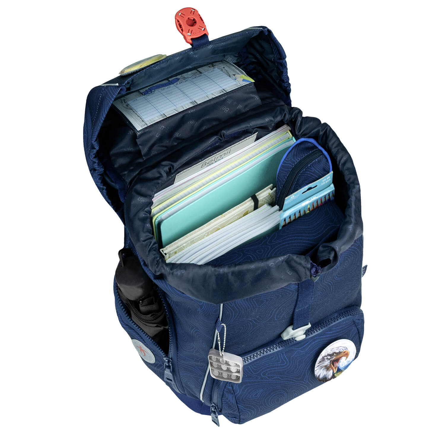 Premium Comfy Plus Topographic Schoolbag set 5pcs.