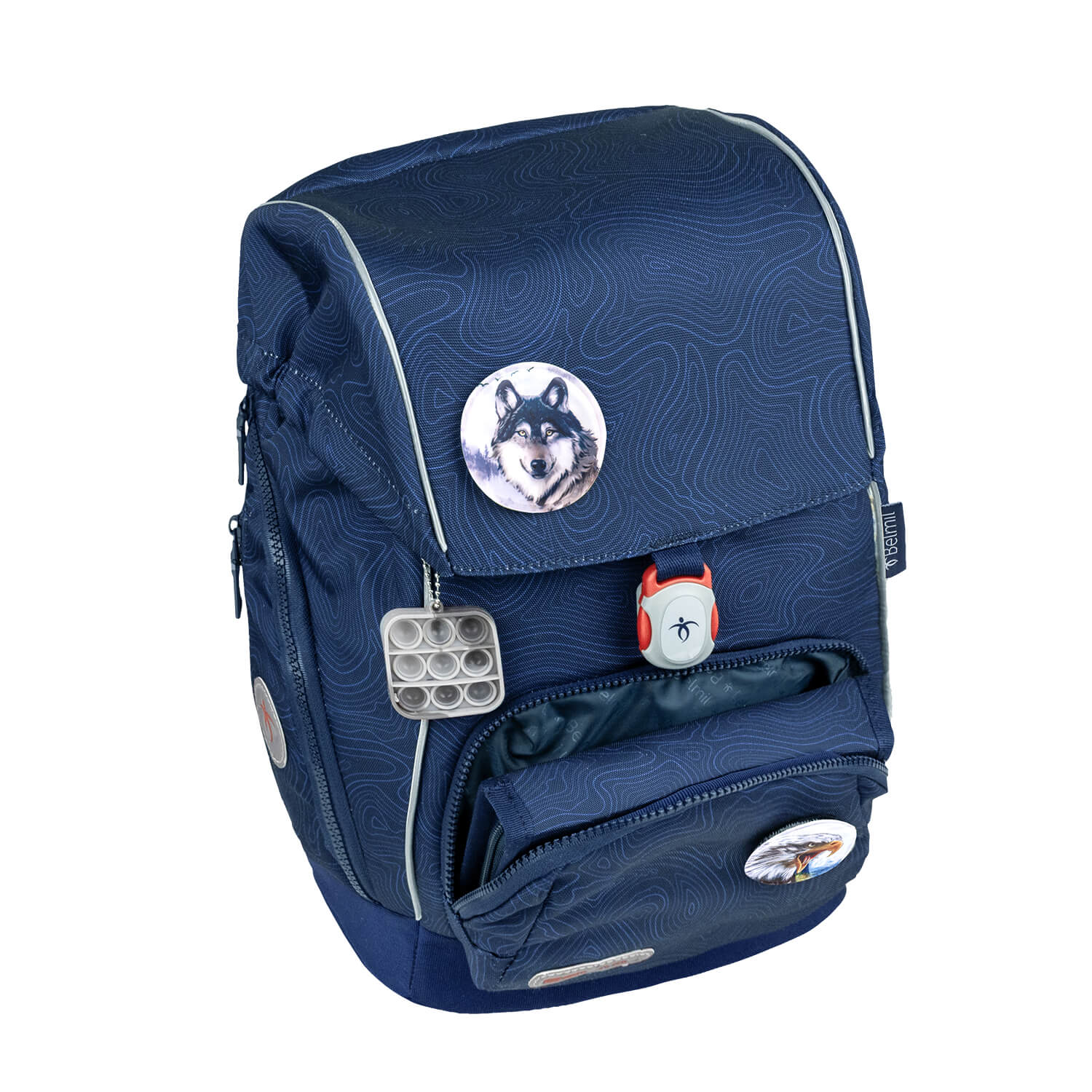 Premium Comfy Plus Topographic Schoolbag set 5pcs.