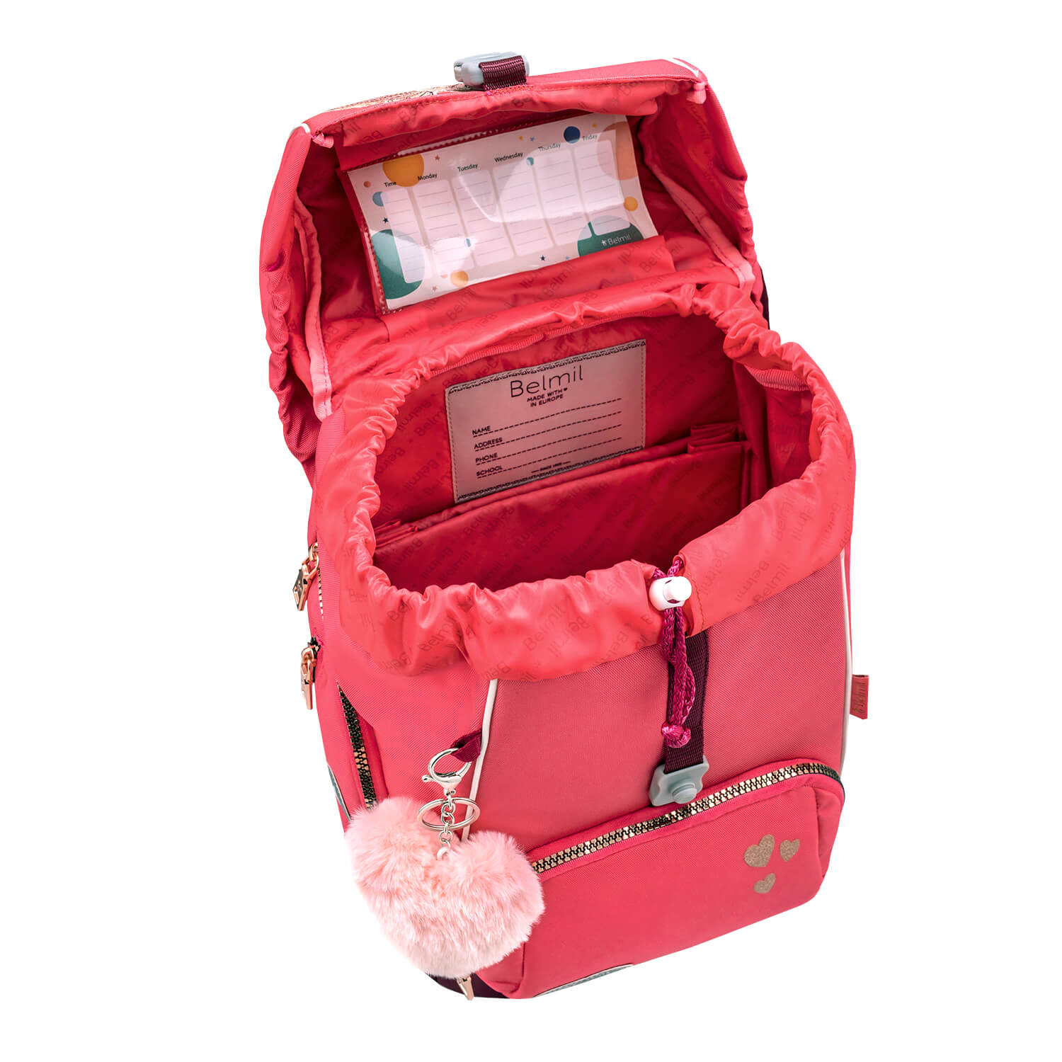 Premium Comfy Plus Coral Schoolbag