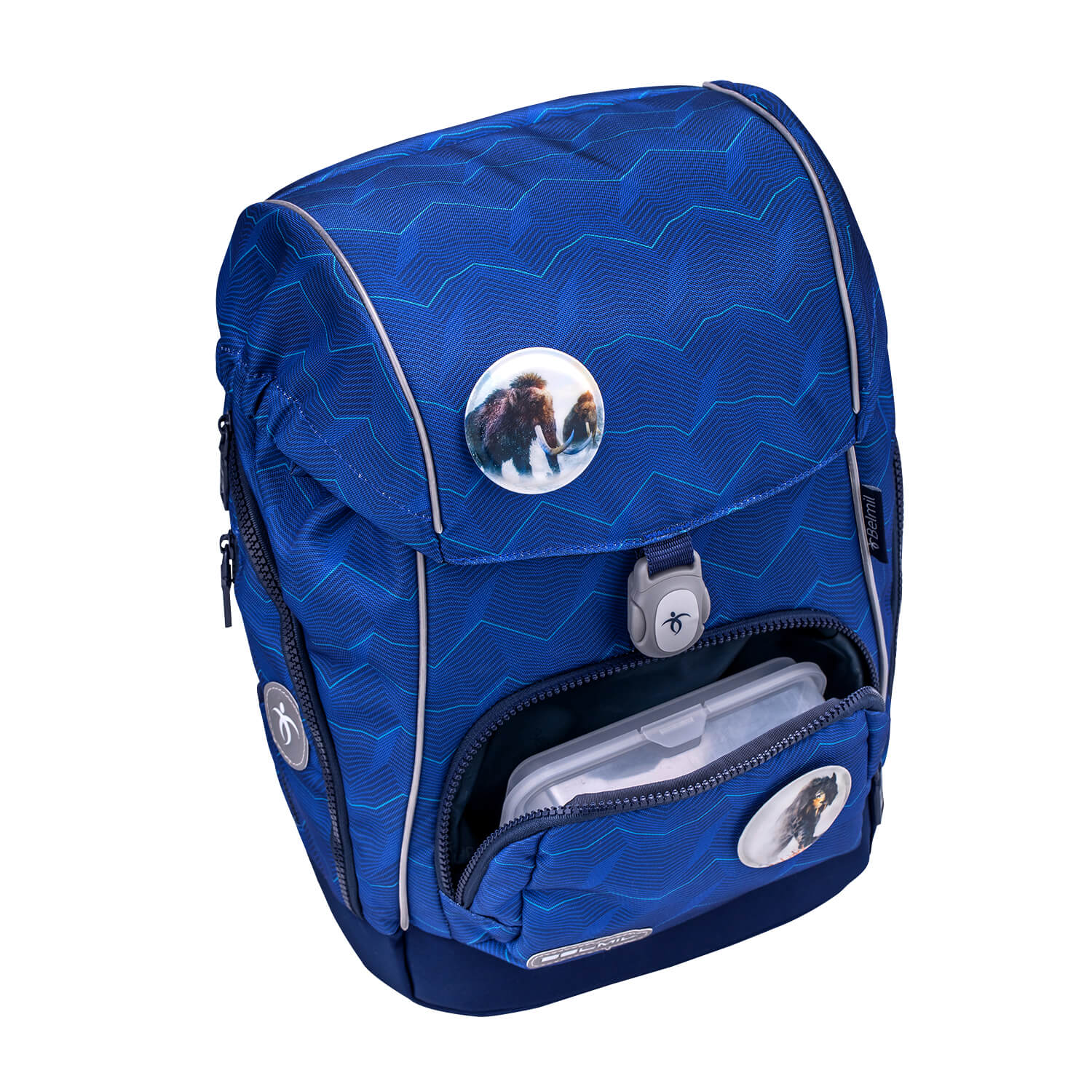 Premium Comfy Plus Estate Blue Schoolbag set 5pcs.