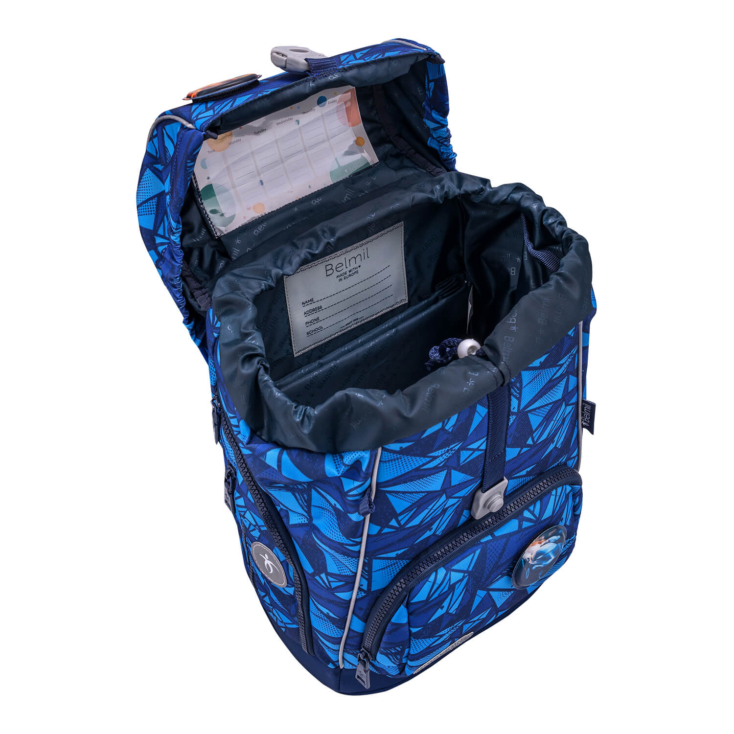 Premium Comfy Plus Glacier Blue Schoolbag set 5pcs.