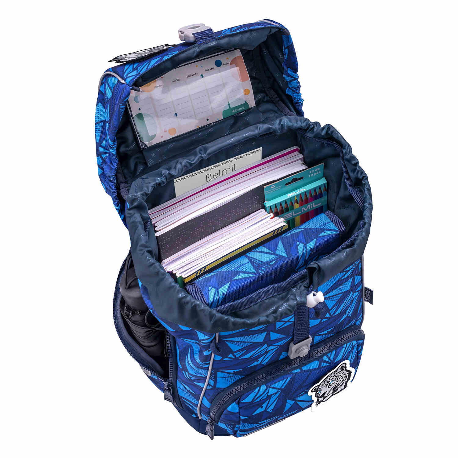 Premium Comfy Plus Glacier Blue Schoolbag set 5pcs.