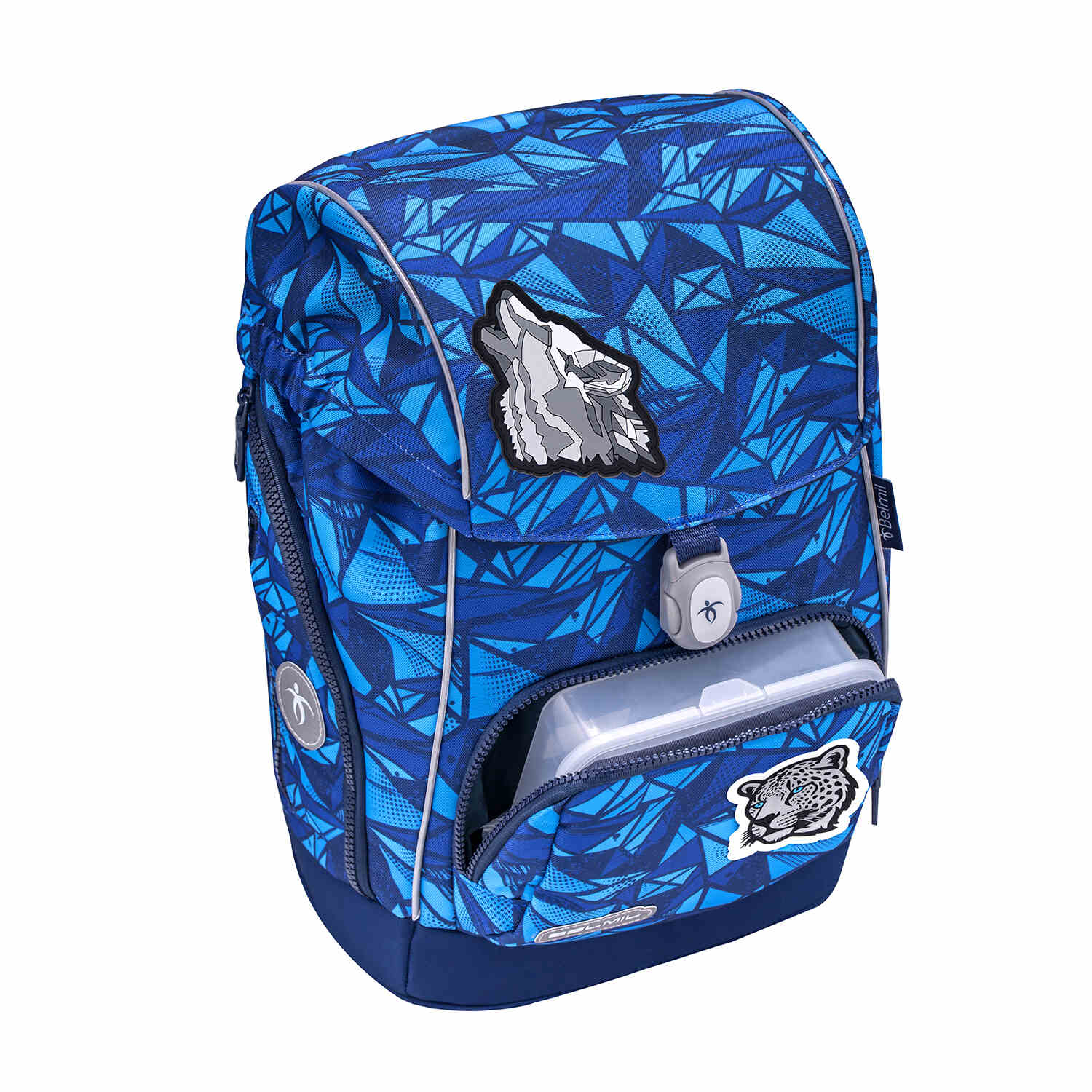 Premium Comfy Plus Glacier Blue Schoolbag set 5pcs.