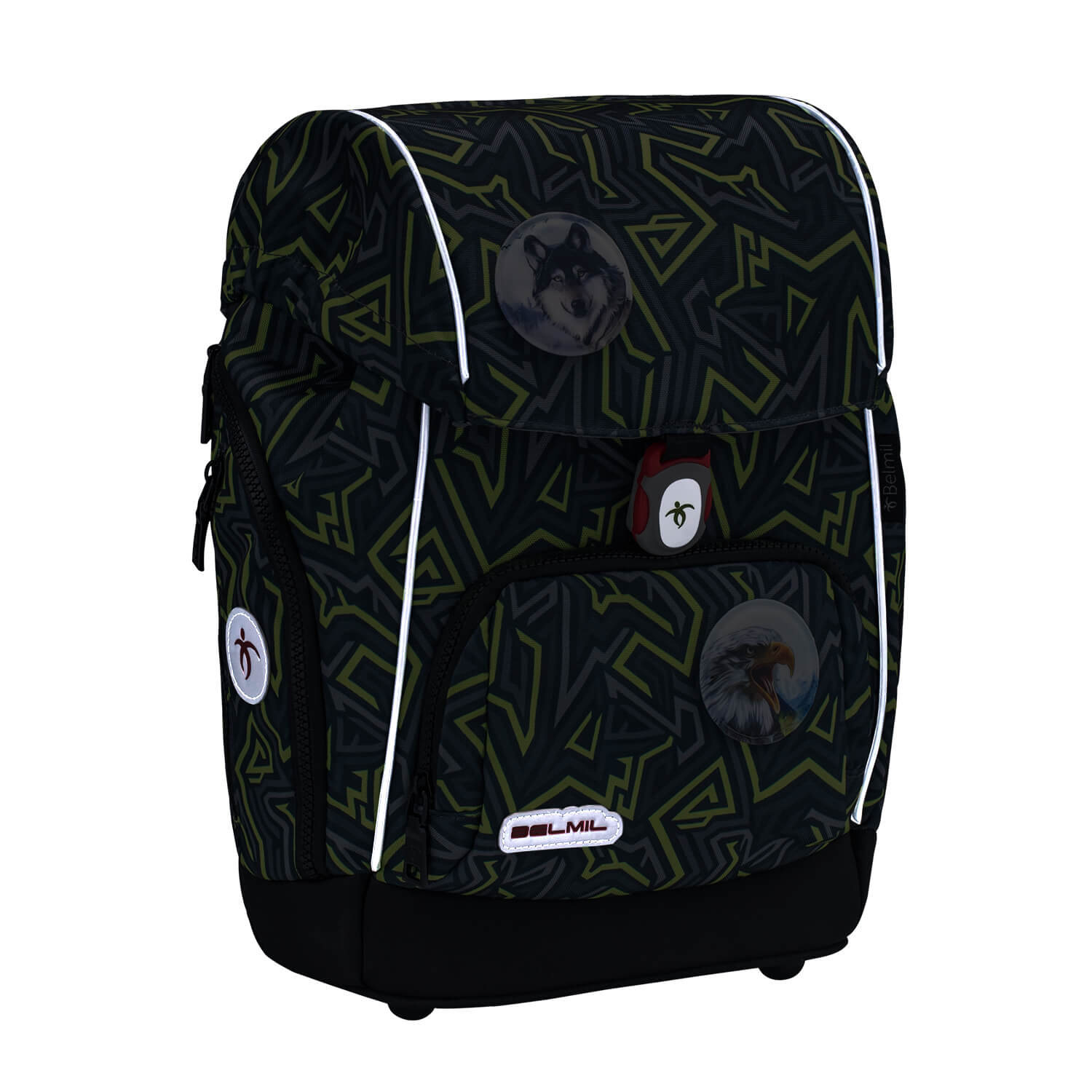 Premium Comfy Plus Iguana Schoolbag set 5pcs.