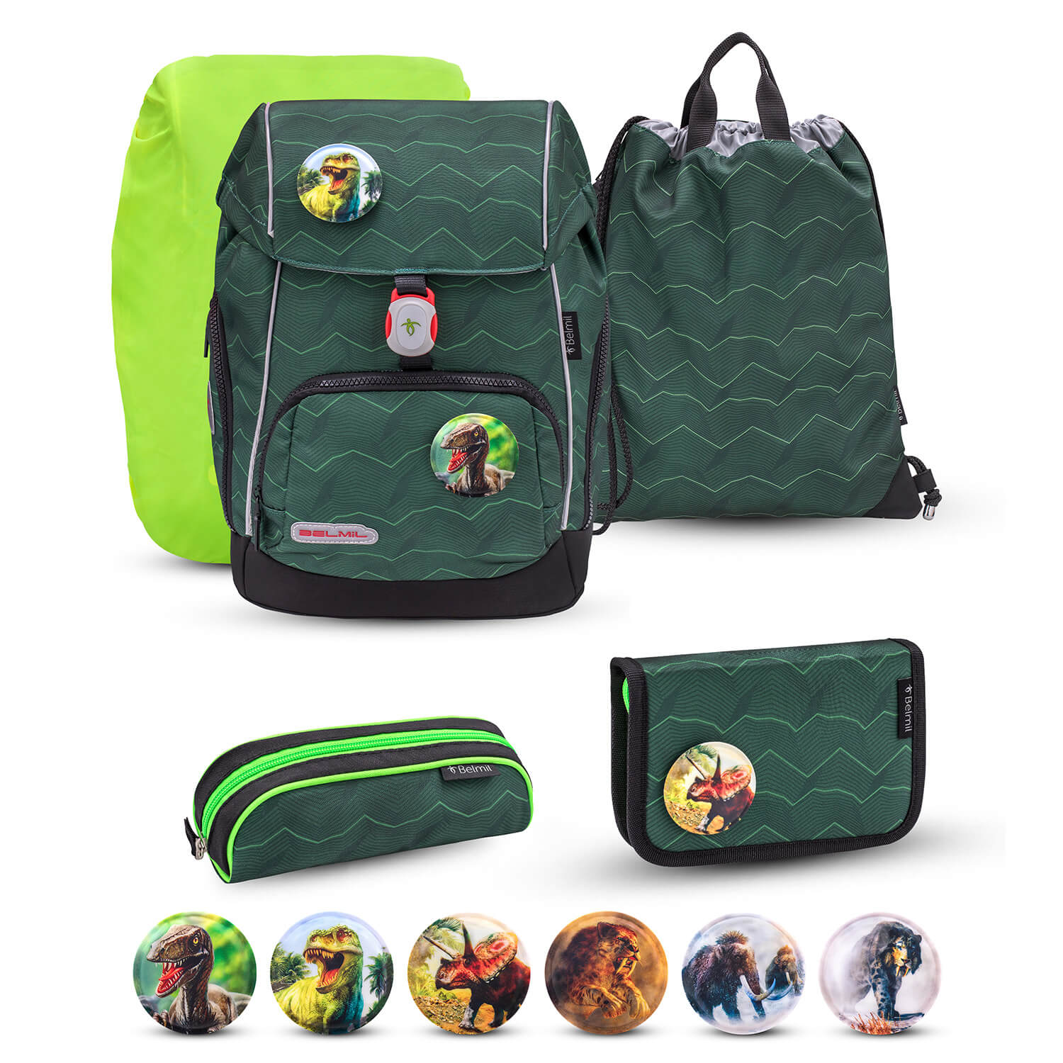 Premium Comfy Plus Twist of Lime Schoolbag set 6pcs.