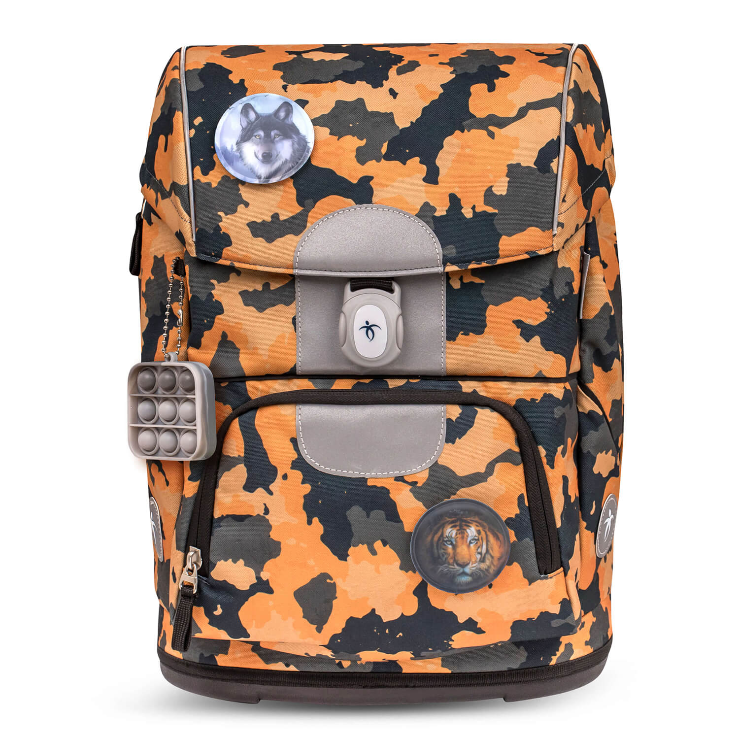 Motion Orange Camouflage schoolbag