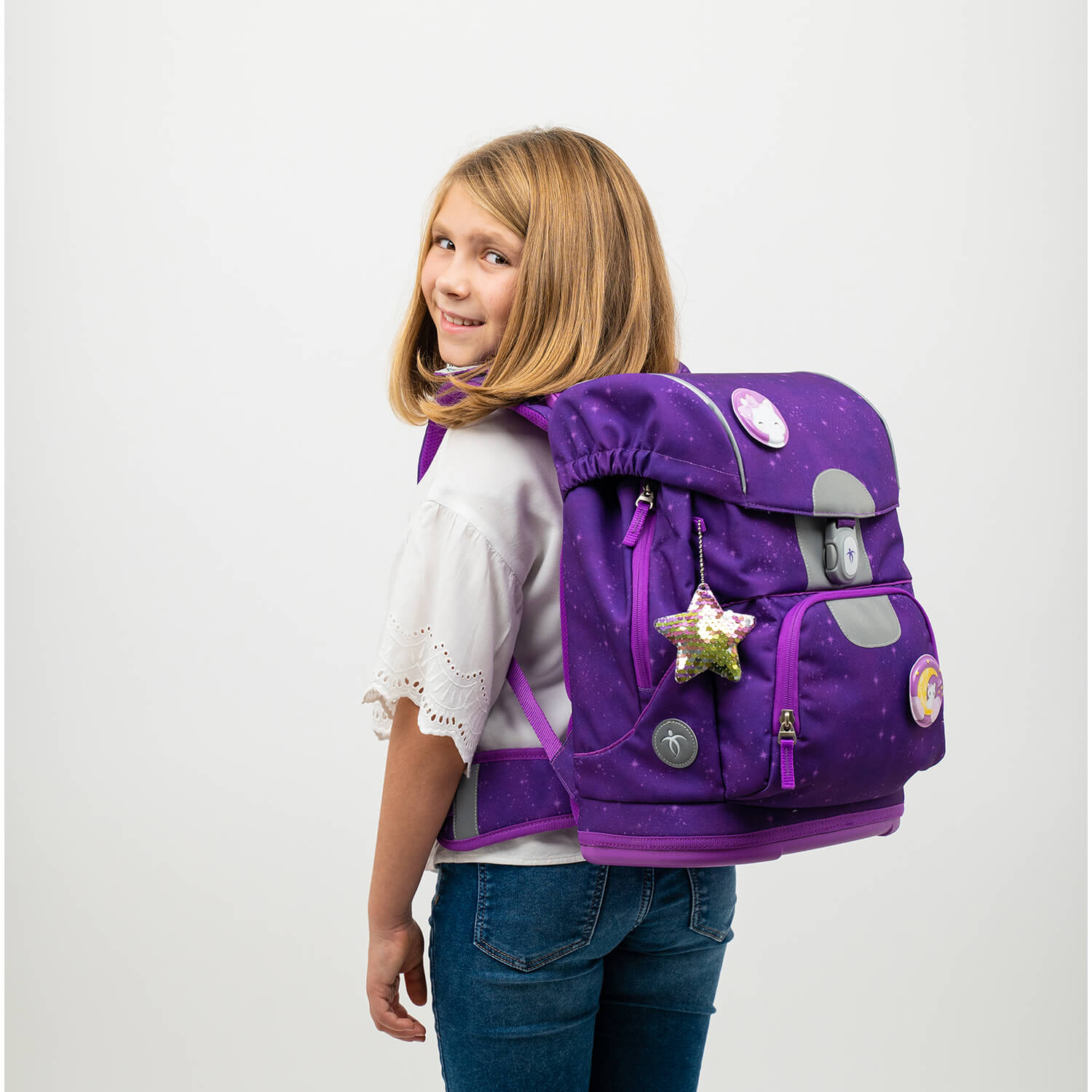 Motion Purple Sky schoolbag set 5 pcs