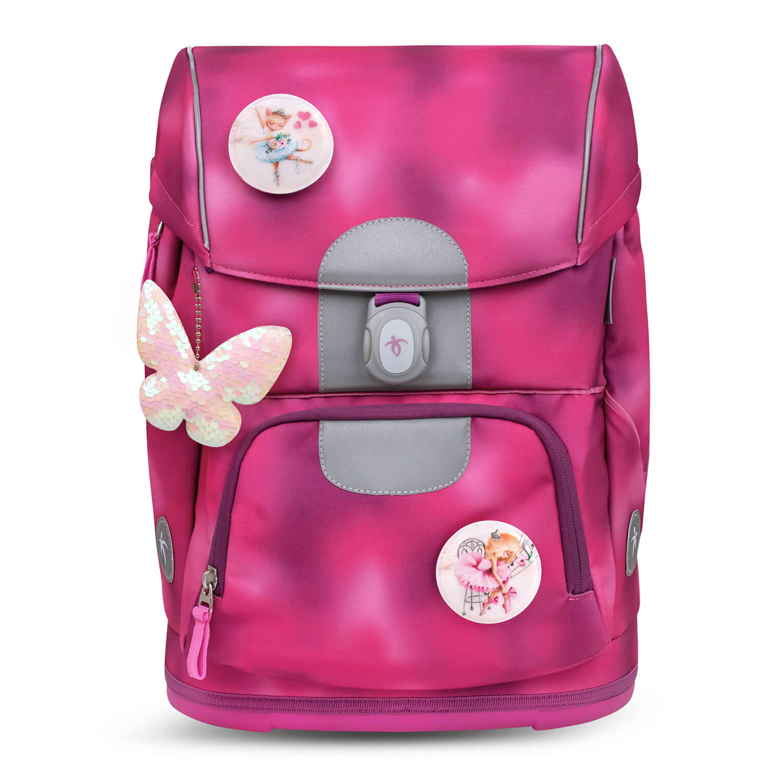 Motion Shiny Pink schoolbag