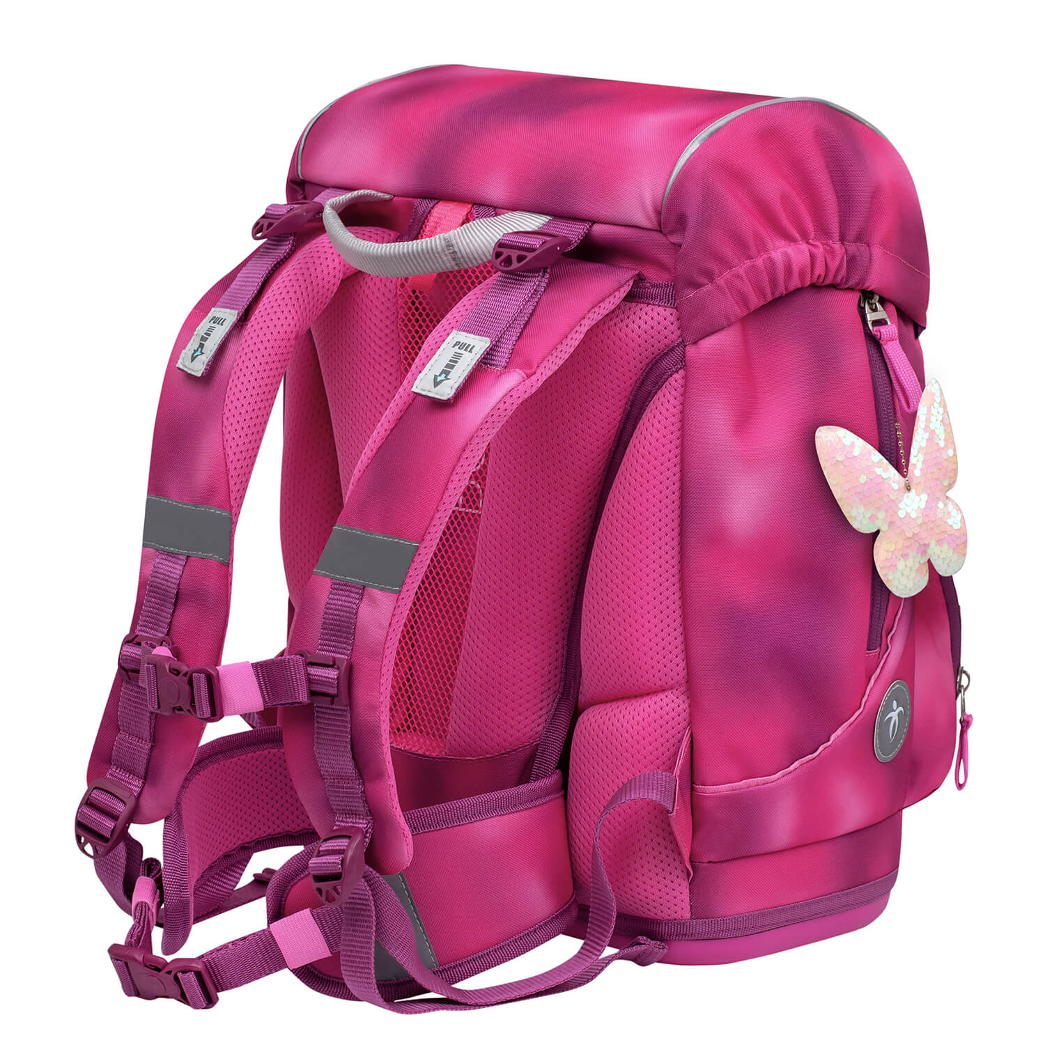 Motion Shiny Pink schoolbag set 5 pcs