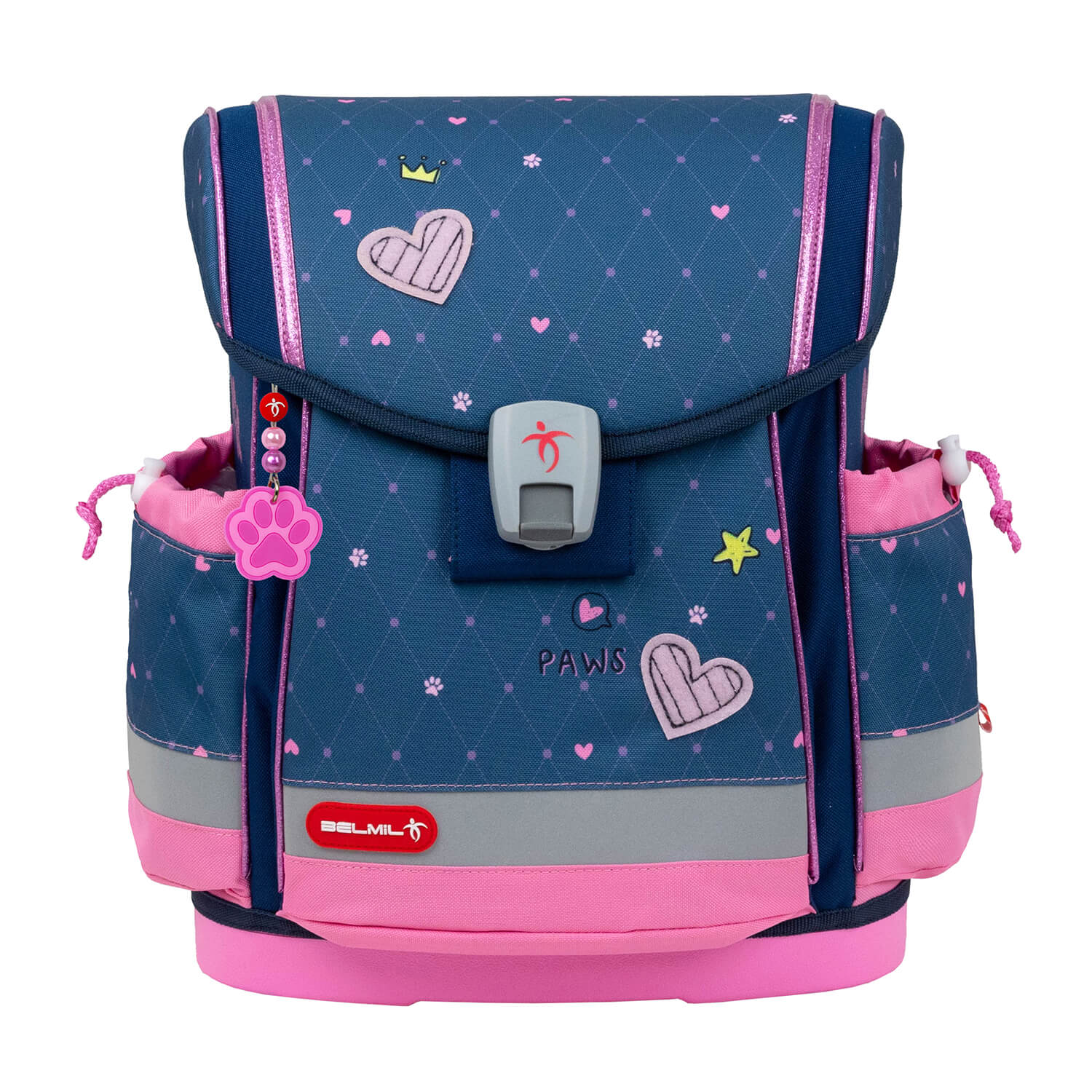 Classy Plus Hearts schoolbag set 5 pcs