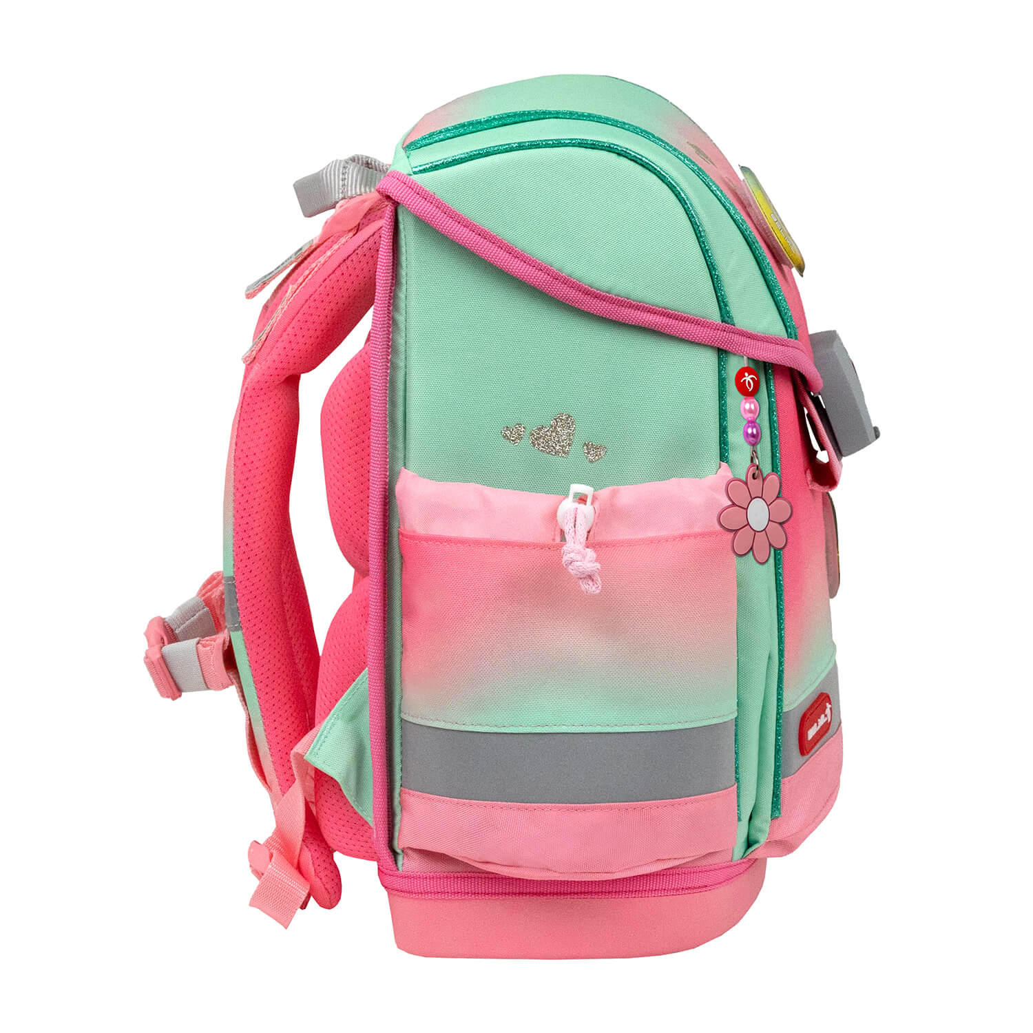 Classy Plus Mint Rose Ombre schoolbag set 5 pcs