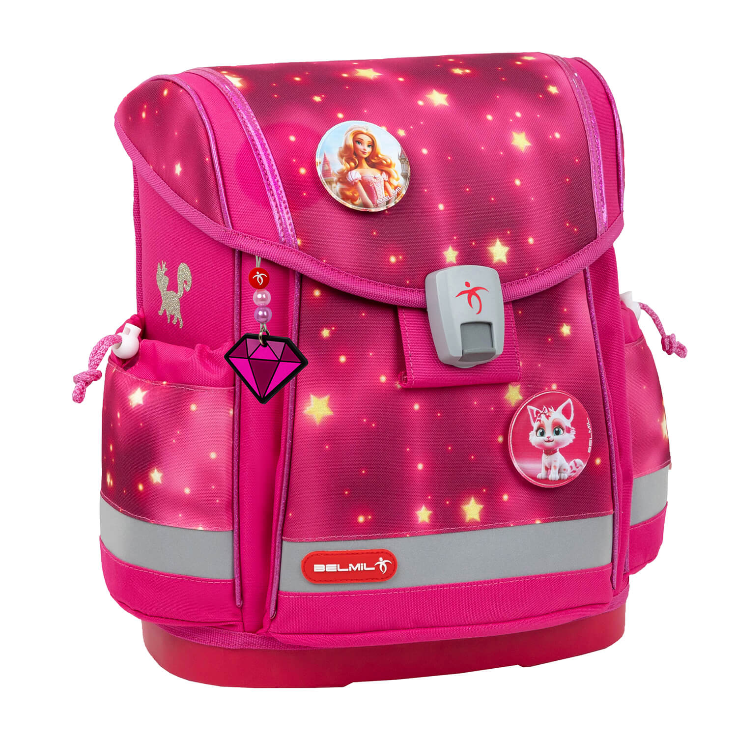 Classy Plus Pink Star schoolbag set 5 pcs