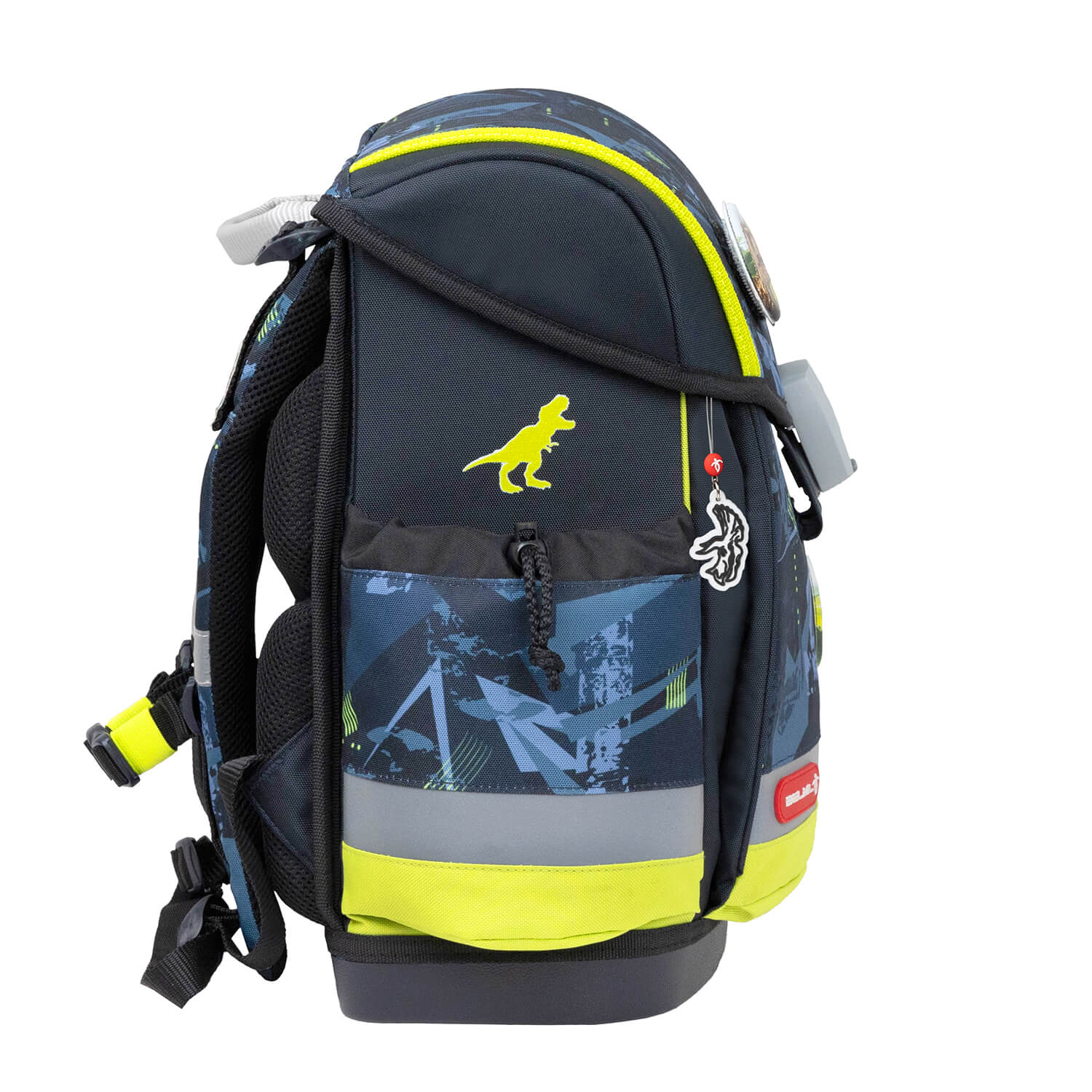 Classy Plus T-Rex Lime schoolbag set 5 pcs