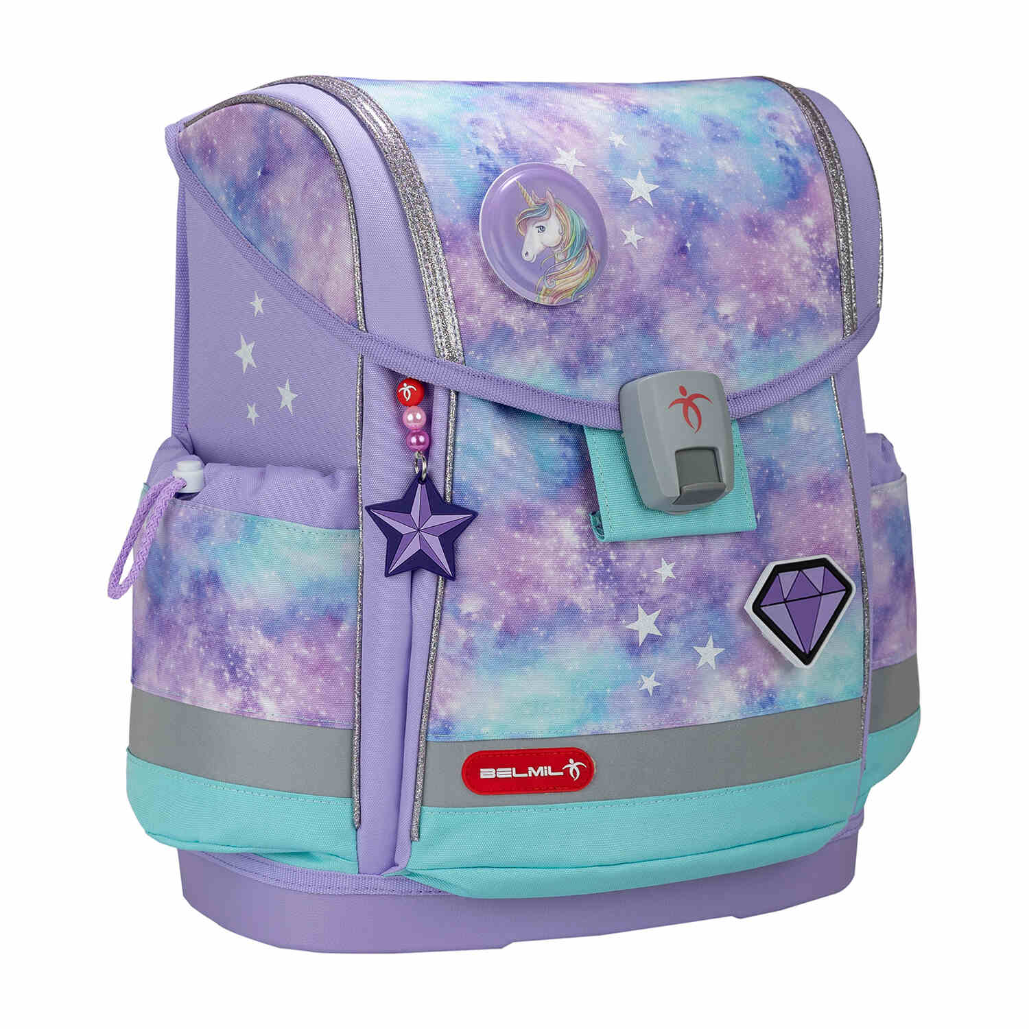 Classy Plus Diamond Unicorn schoolbag set 4 pcs.