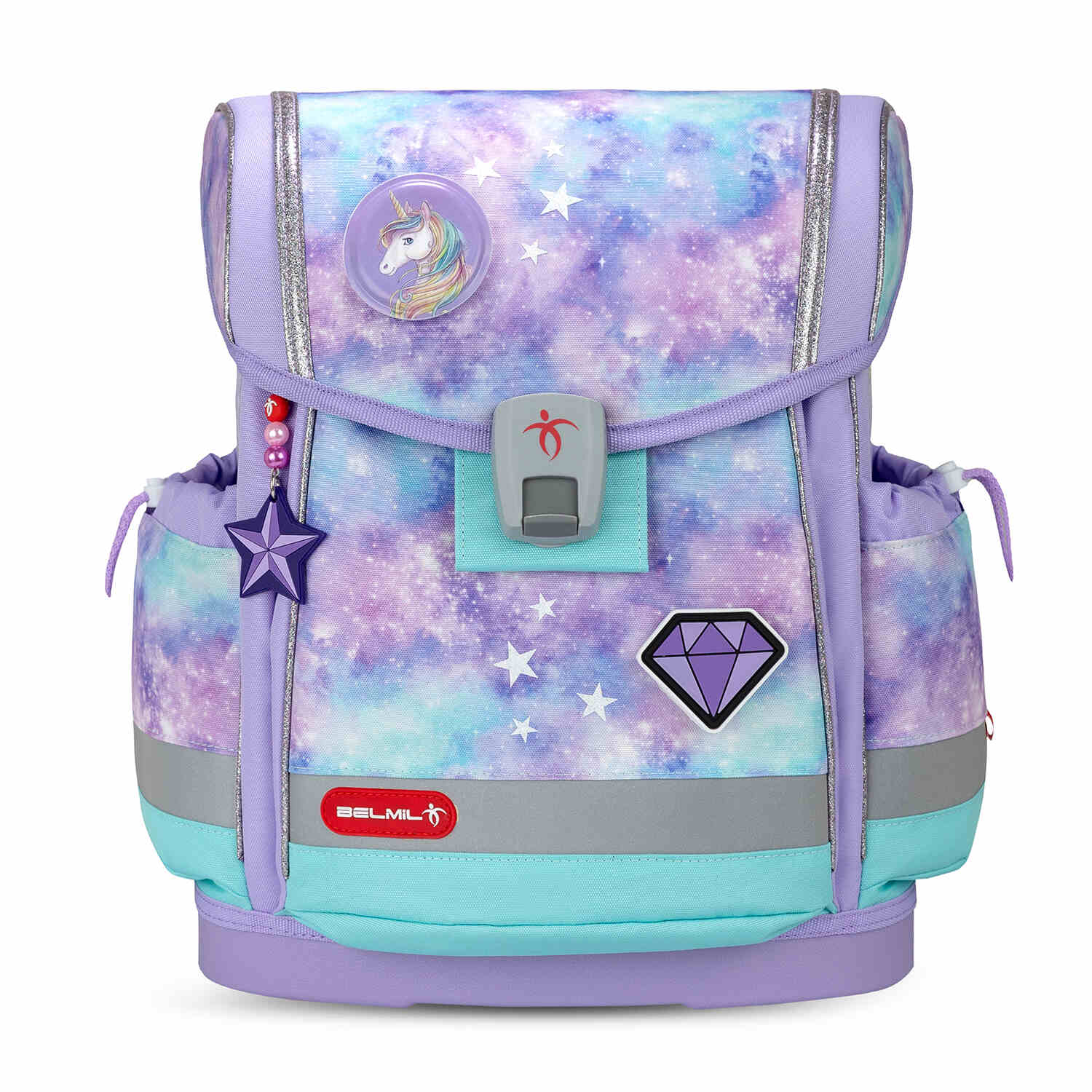 Classy Plus Diamond Unicorn schoolbag set 4 pcs.