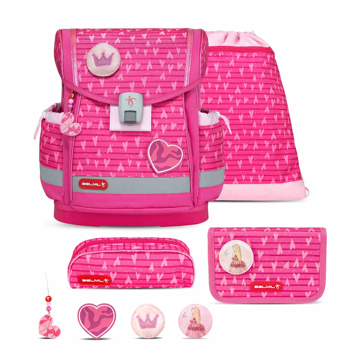 Classy Plus Princess schoolbag set 4 pcs.