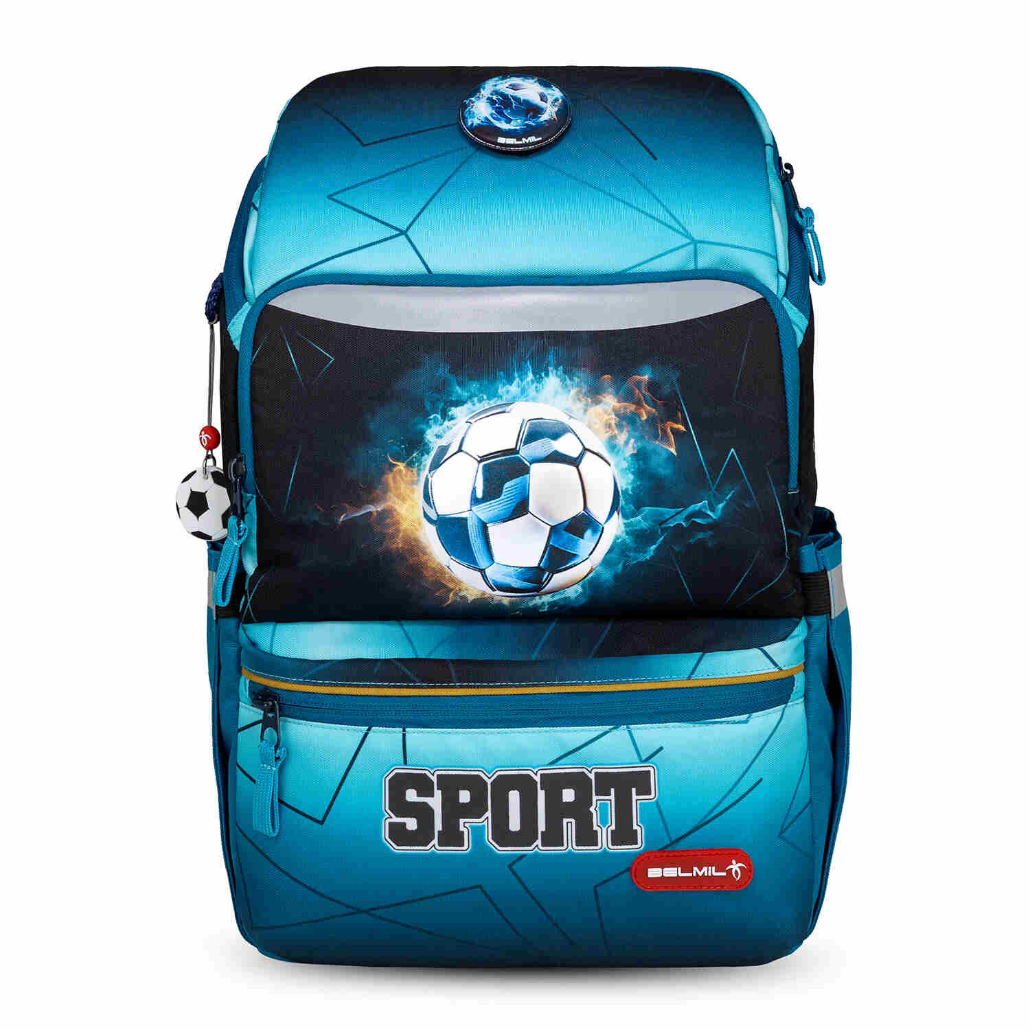 Zippy Fire Football backpack