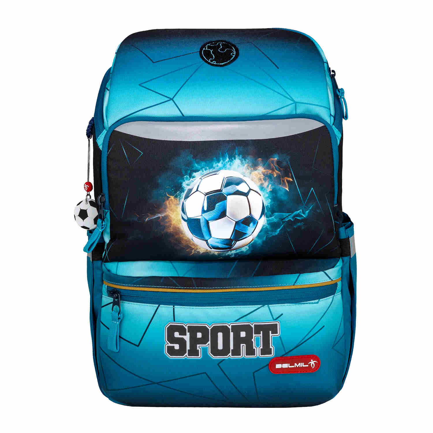 Zippy Fire Football backpack