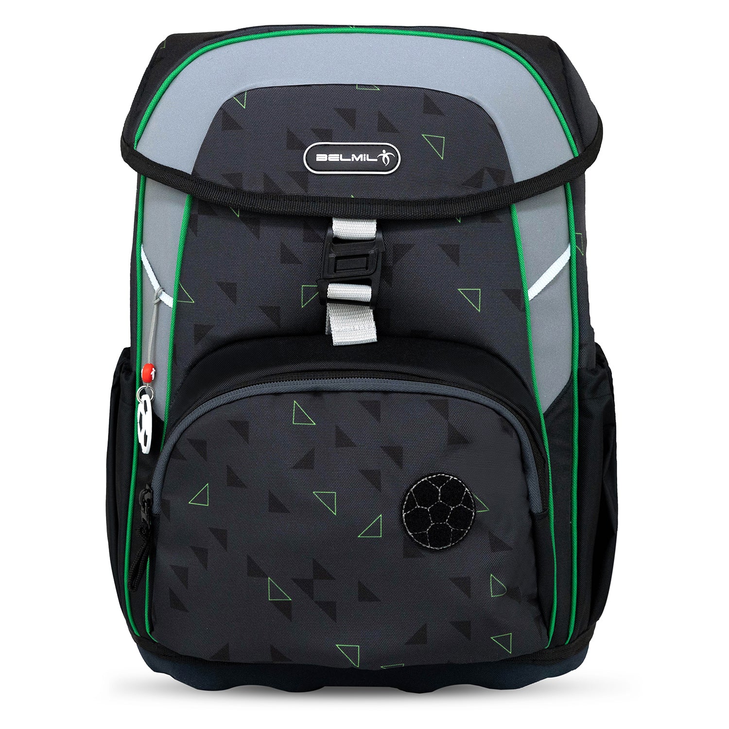 Ergonomic School Bag Set for Boys – Belmil Maxi Striker X School Bag Set 5 pcs showcasing the adjustable shoulder straps for comfort.
