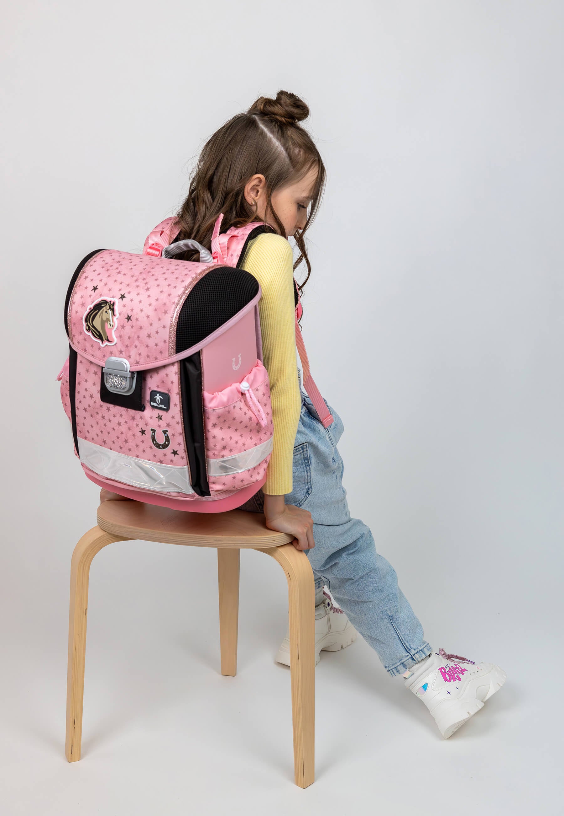 Classy Star Horses Schulranzen-Set mit Regenhülle 5 Stück