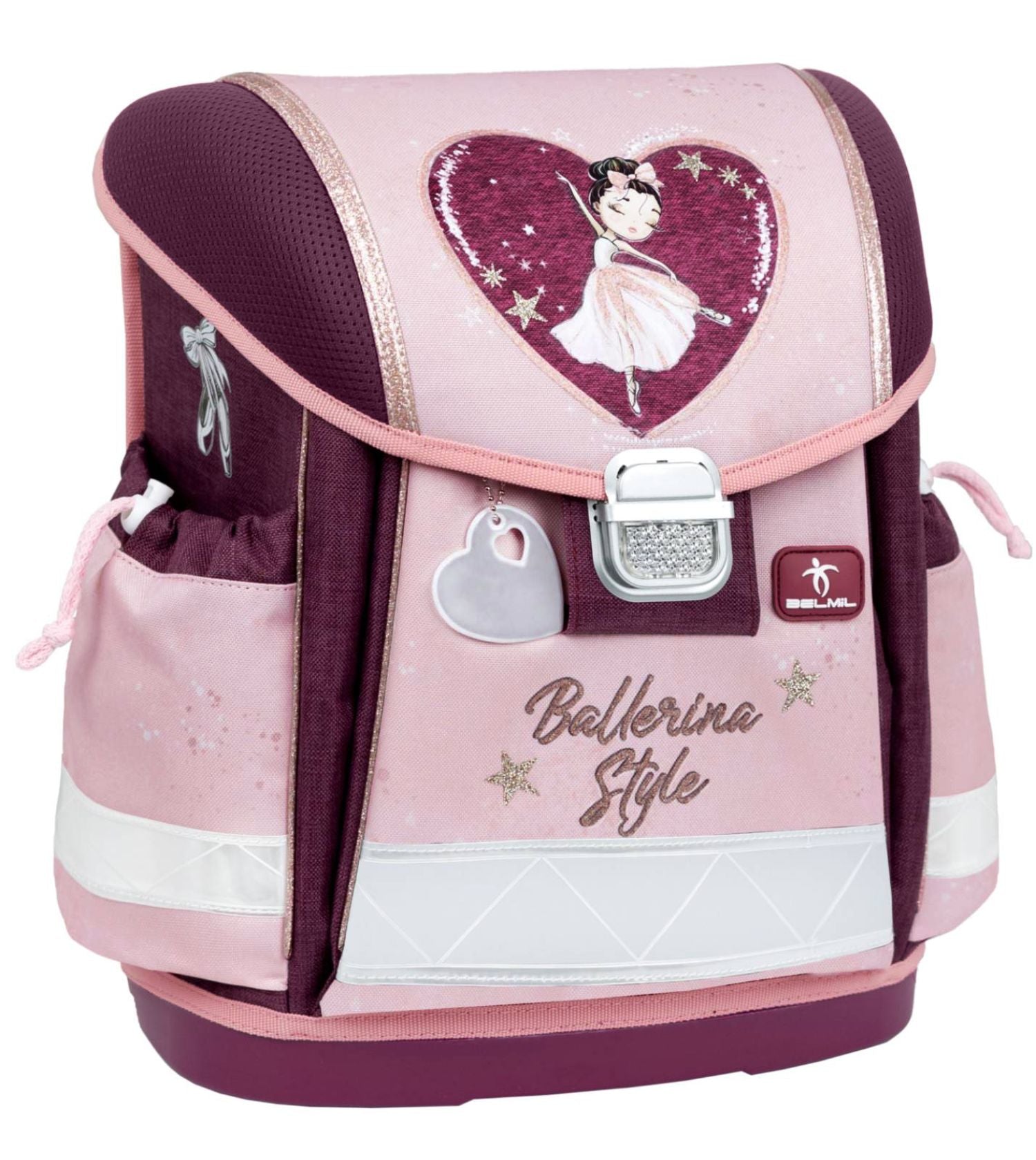 Classy Ballerina Style schoolbag set 4 pcs