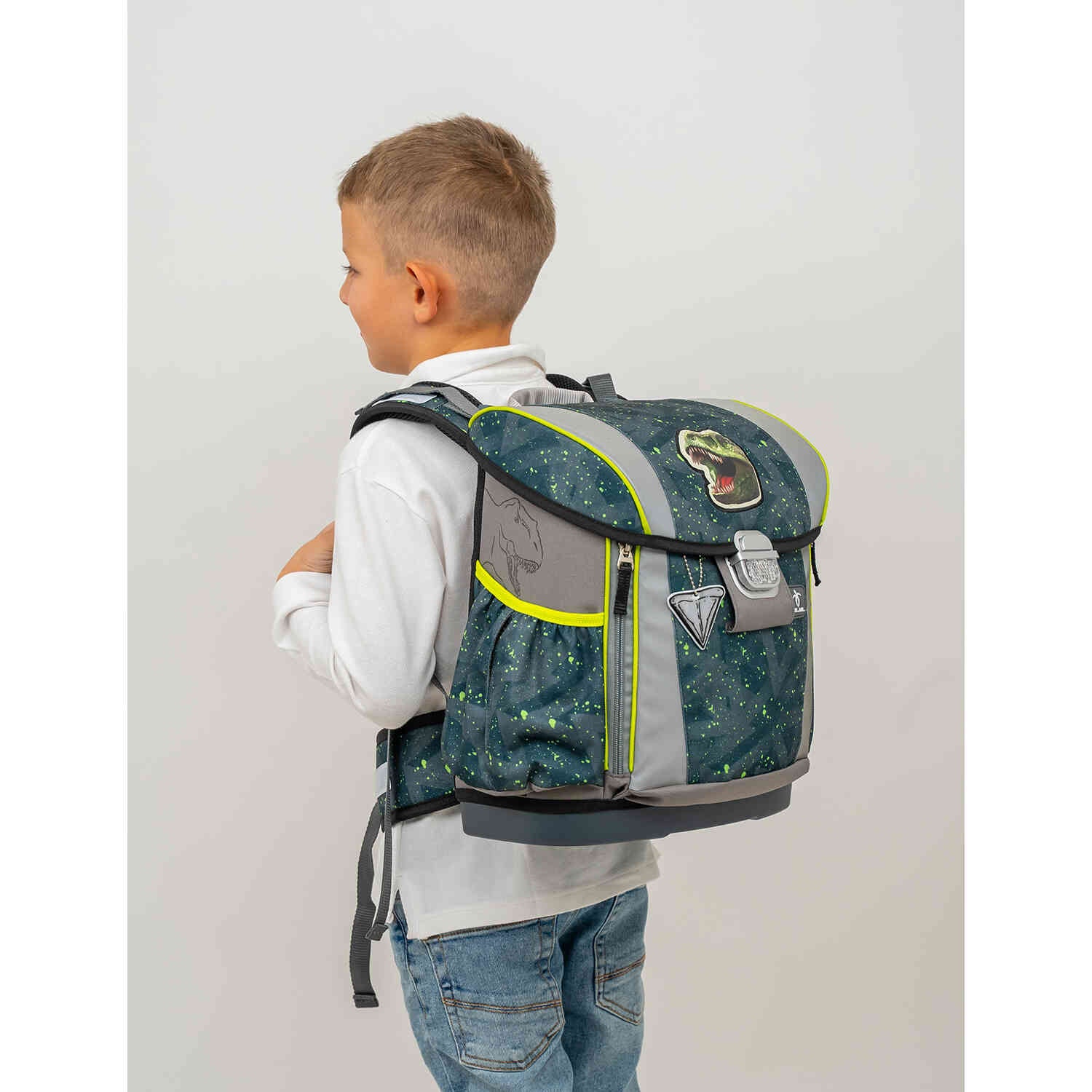 Classy T-rex Roar schoolbag