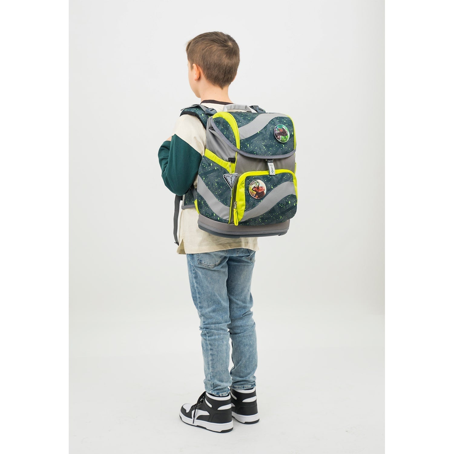 Smarty Green Splash schoolbag