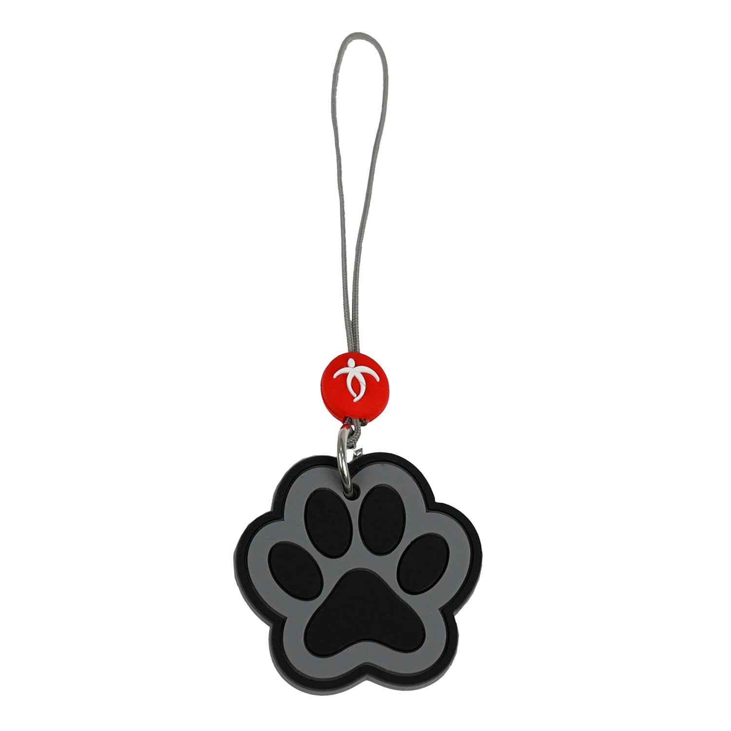 Keychain Black and Gray Paw
