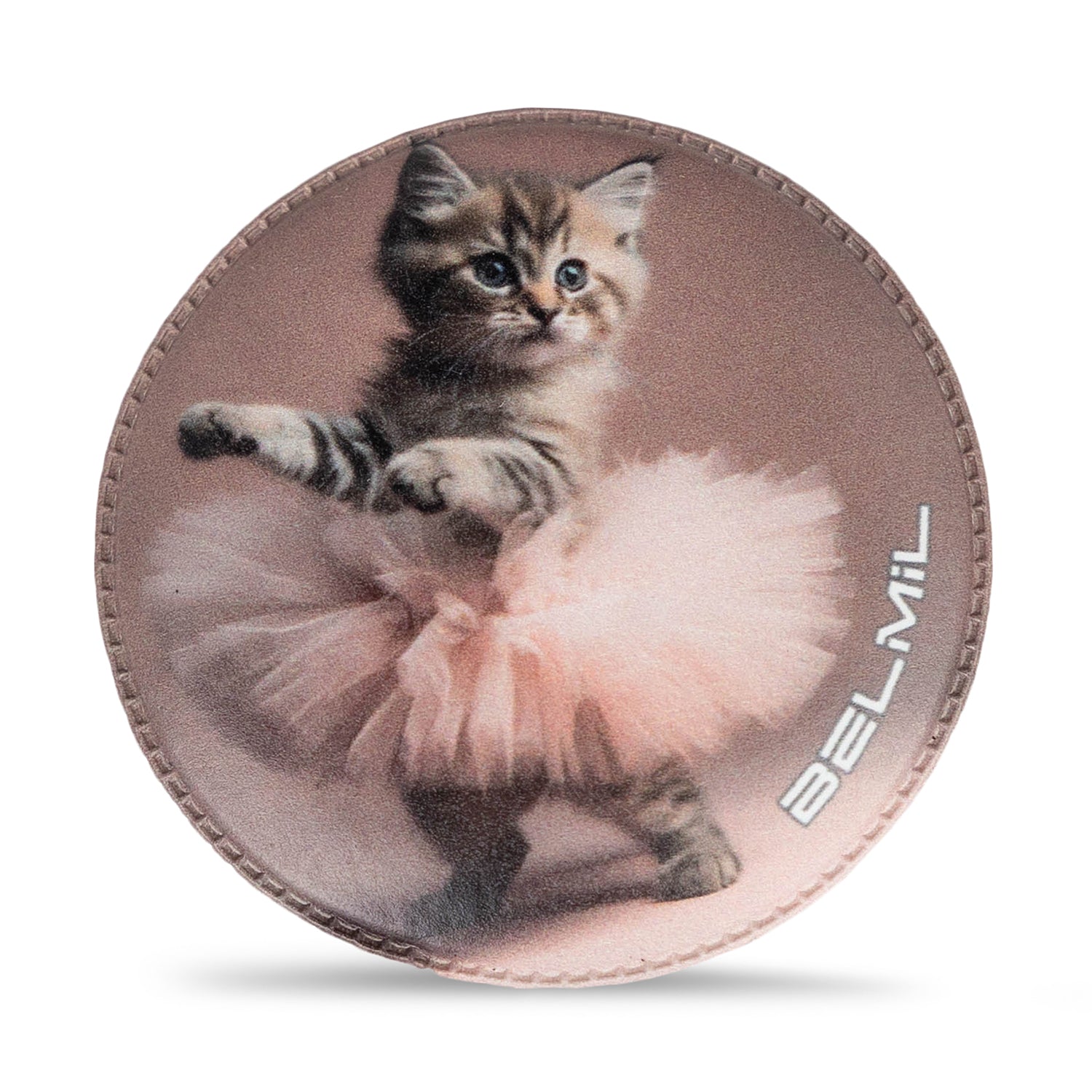 Three unique patches from the Belmil Patch Set – 3-Piece Velcro Patches 'Dreamy Ballet' with self-adhesive backing for easy customization.