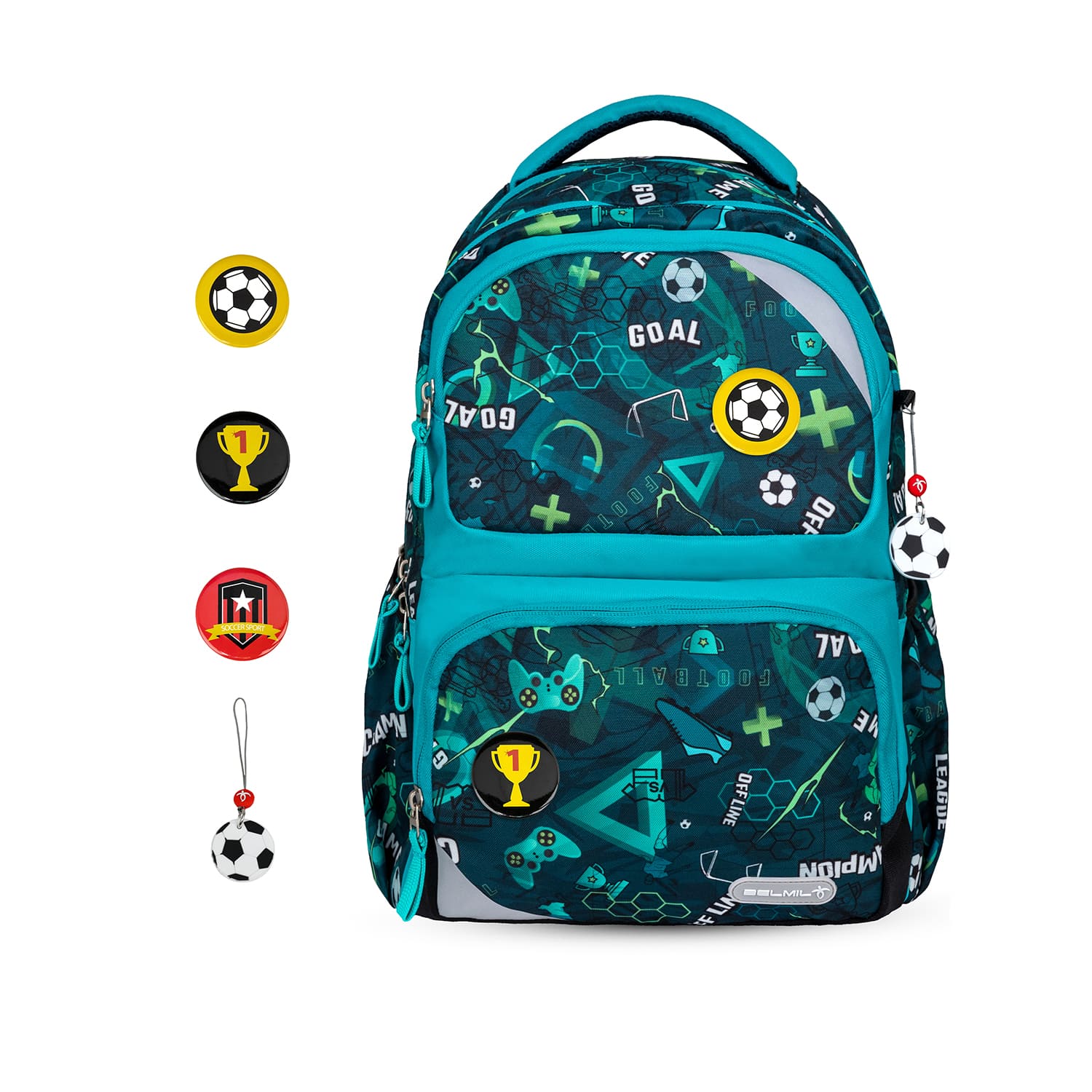 Maxi Pack Football Goal Schulrucksack