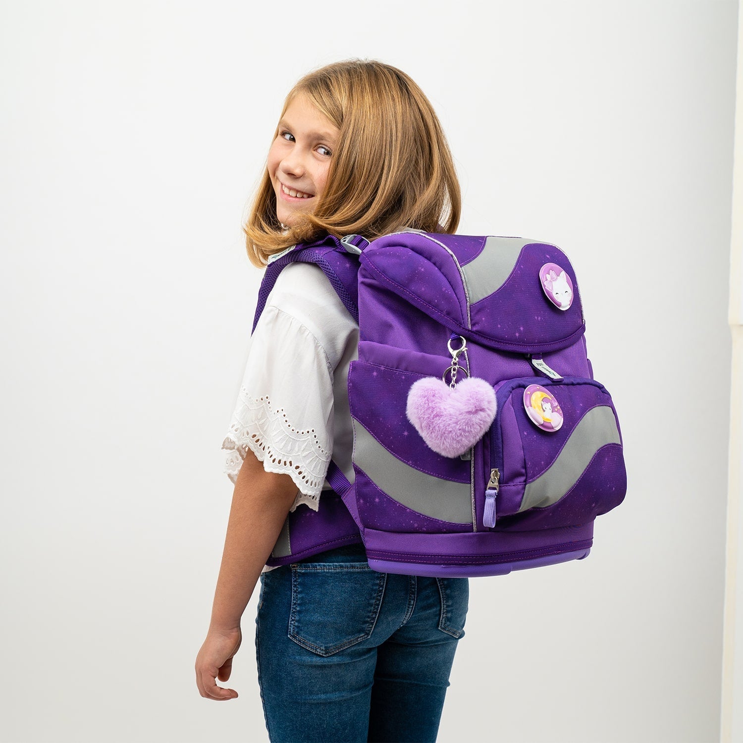 Smarty Purple Sky schoolbag