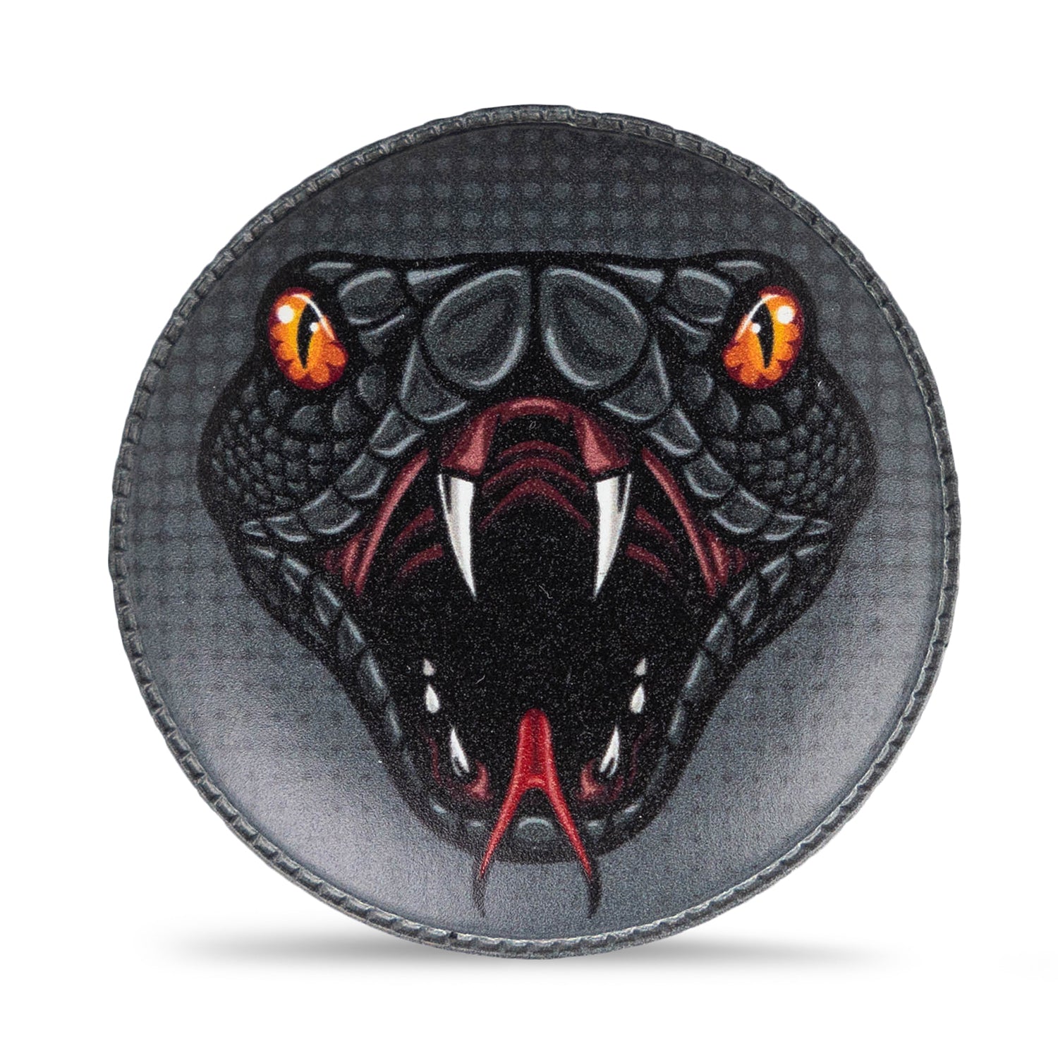 Close-up view of the Belmil Patch Set – 3-Piece Velcro Patches "Reptile" showcasing the self-adhesive Velcro backing for easy attachment.