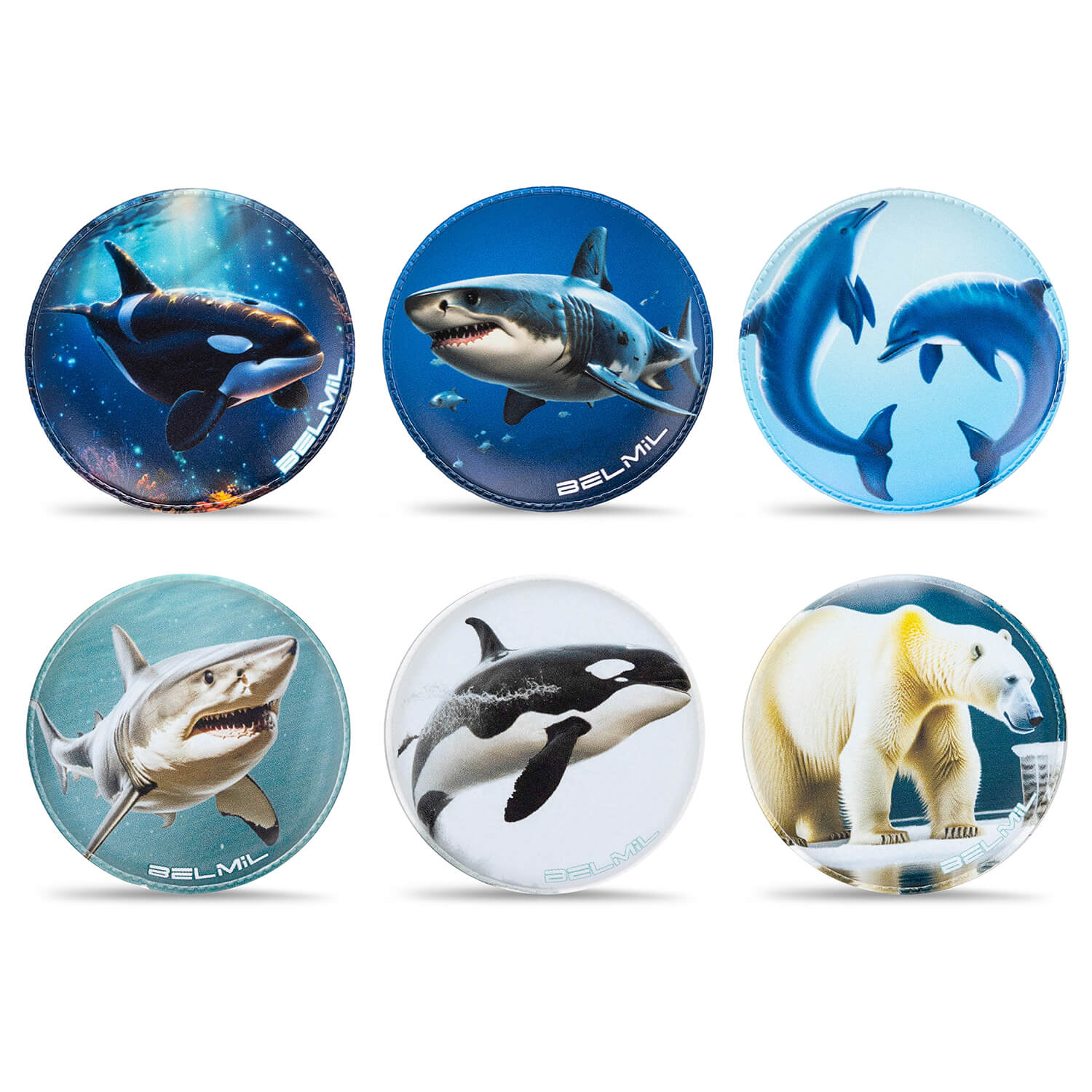 Belmil Patch Set – 6-Piece Velcro Patches "Sea Legends"