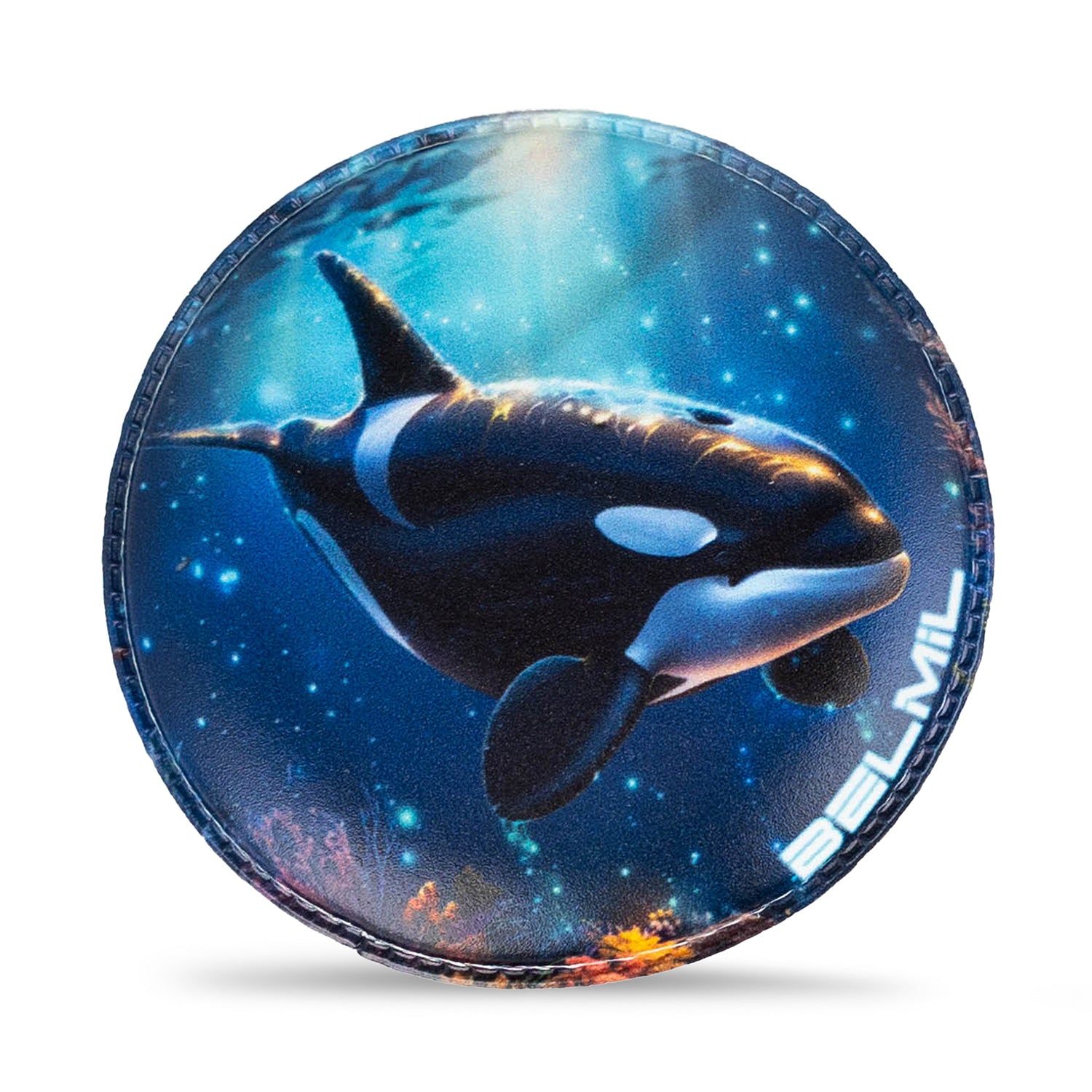 Belmil Patch Set – 3-Piece Velcro Patches "Sea Life" showcasing a mighty shark patch, ideal for adding a stylish touch to bags.