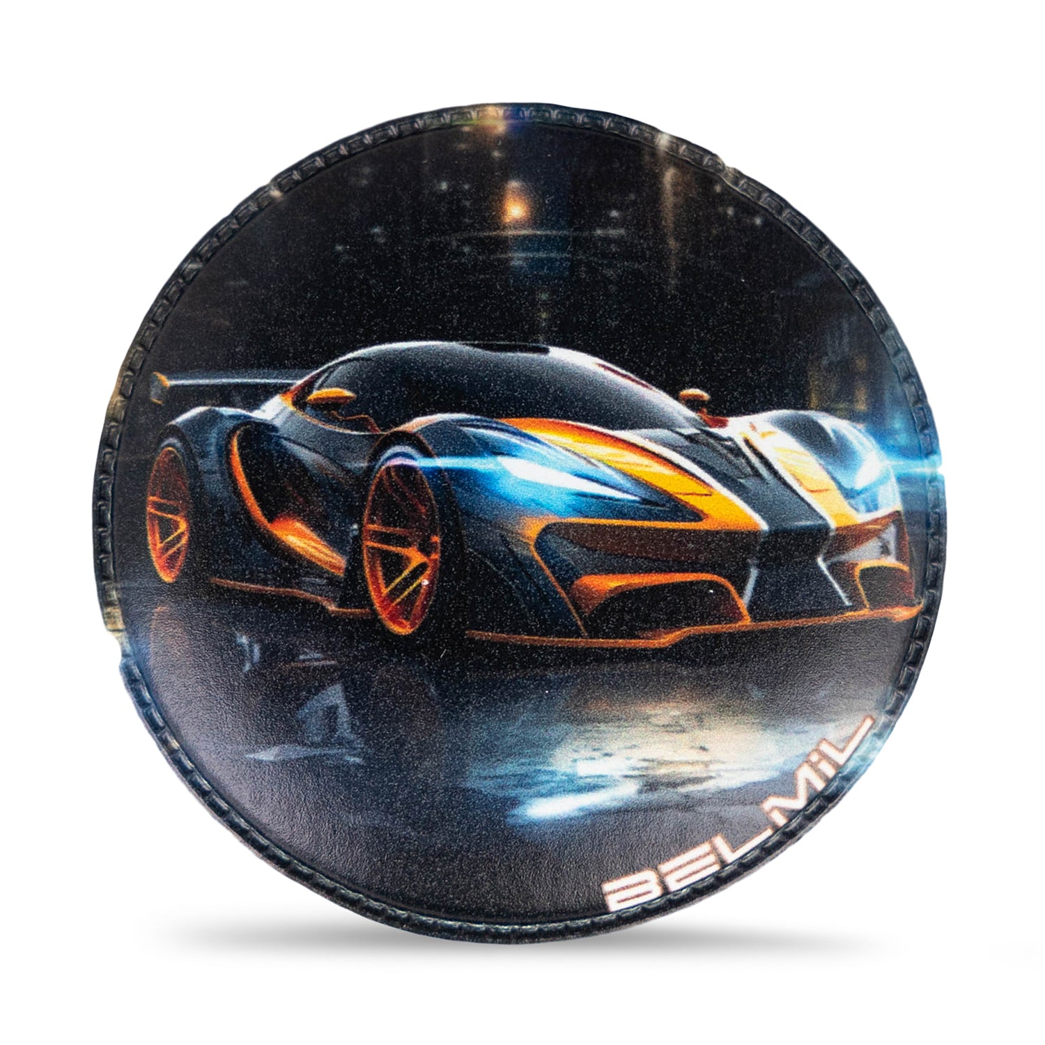 Belmil Patch Set – 3-Piece Velcro Patches "Speed Race" with an exciting racetrack scene perfect for little speed enthusiasts.