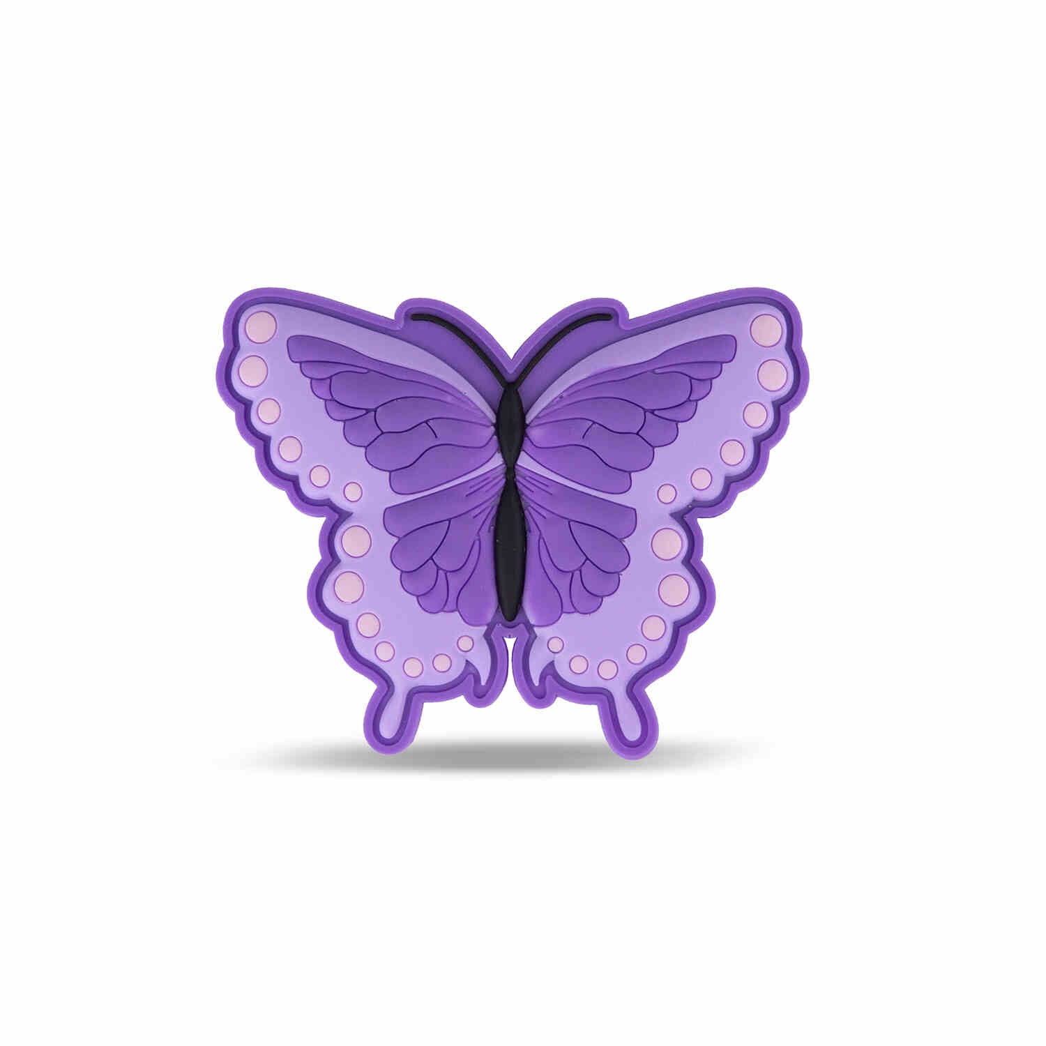 Velcro Rubber Patch Violet Purple Butterfly