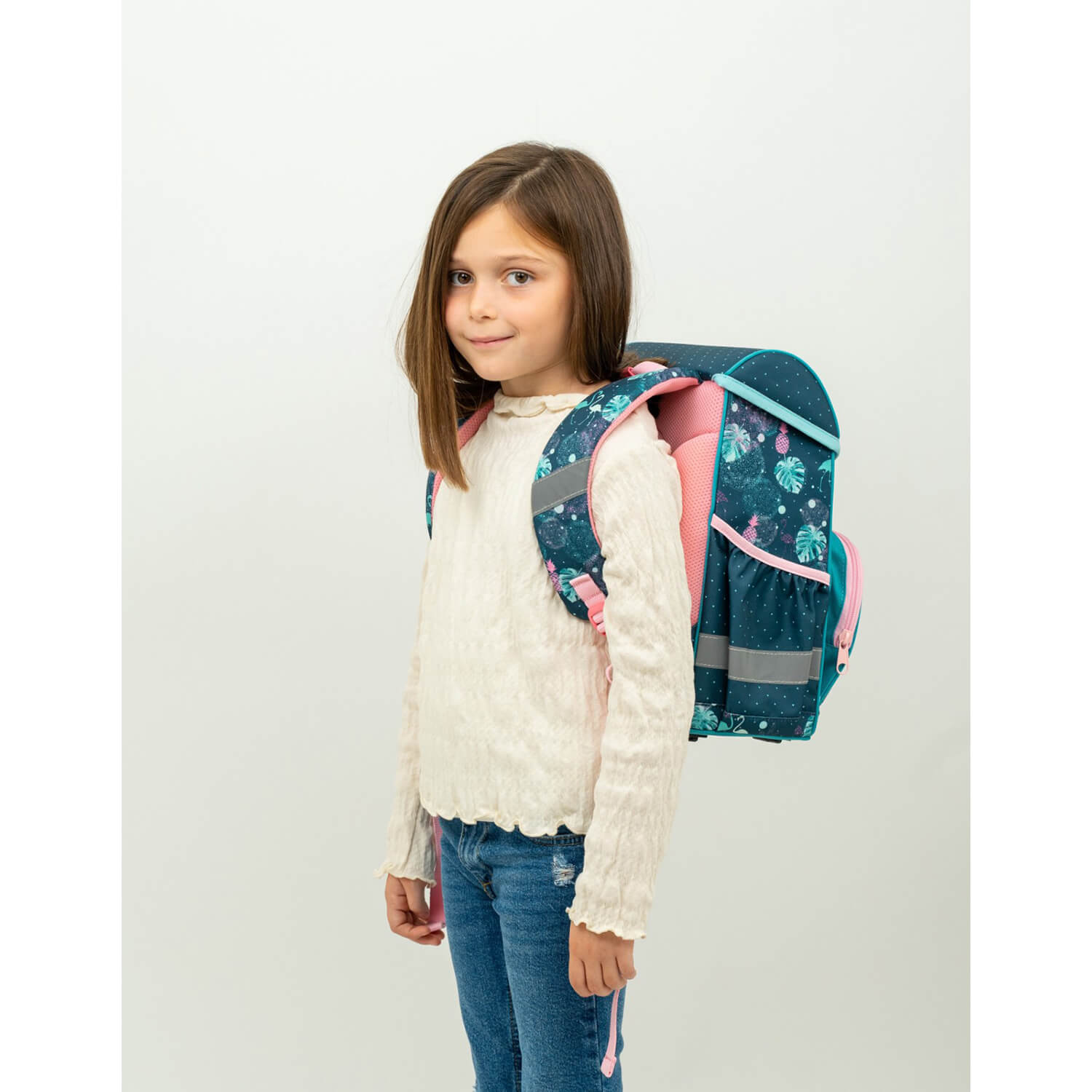 Click Flamingo Paradise schoolbag