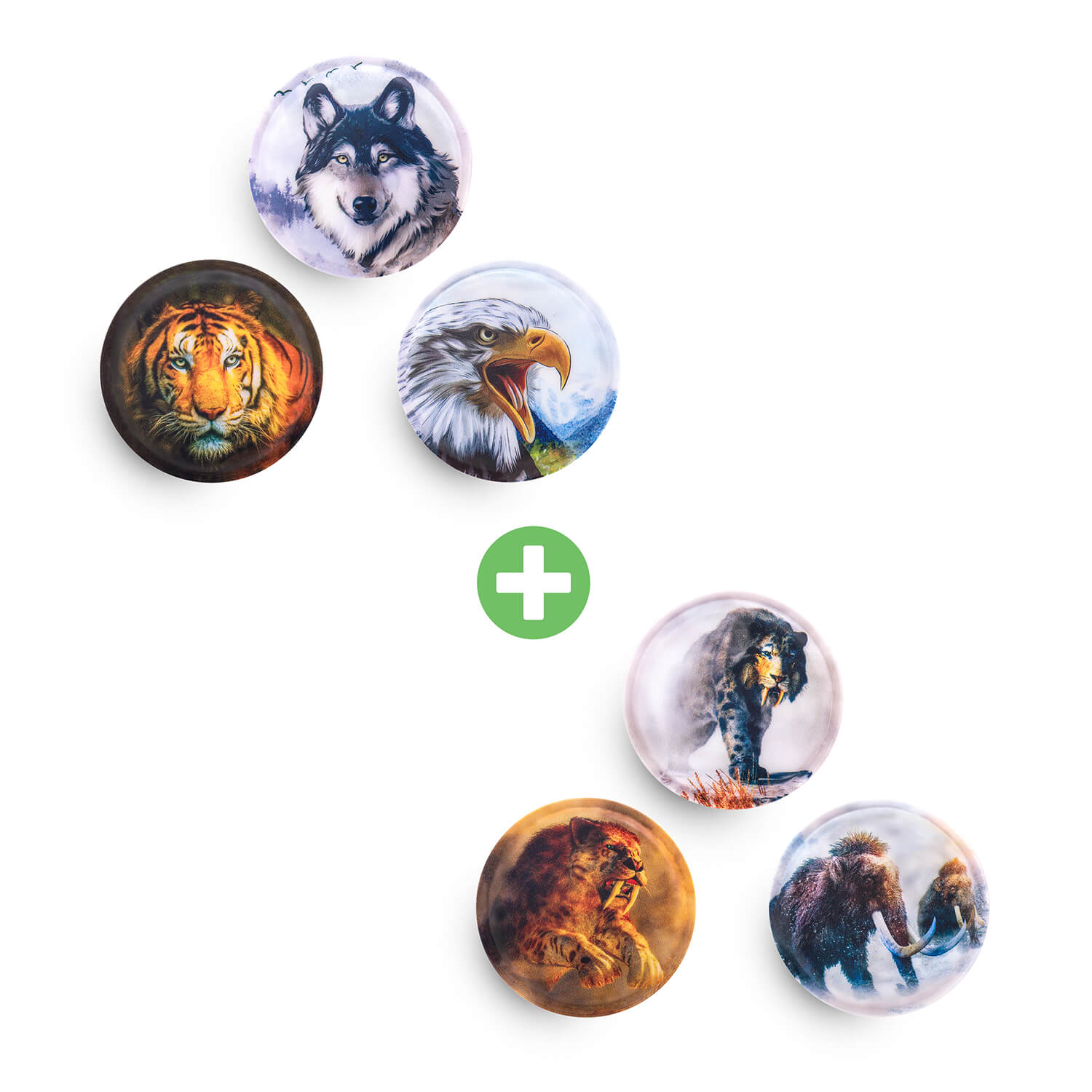 Patch Set Wolf with GRATIS Stone Age Patch set